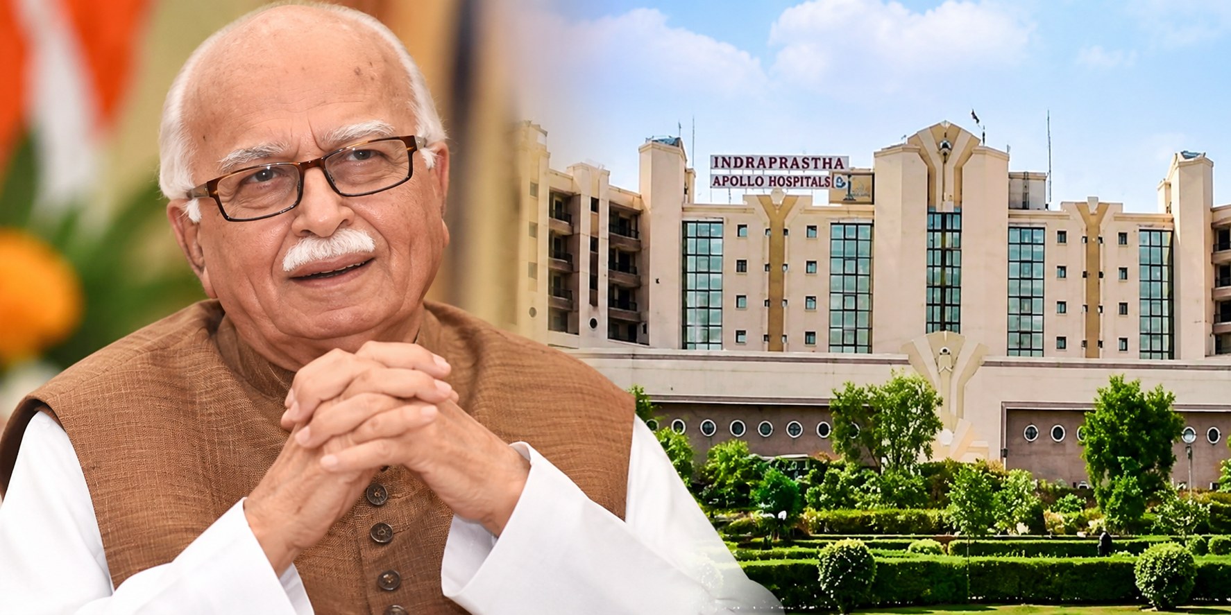 एलके आडवाणी अस्पताल में भर्ती: सीने में संक्रमण के बाद अपोलो अस्पताल में इलाज, हालत स्थिर